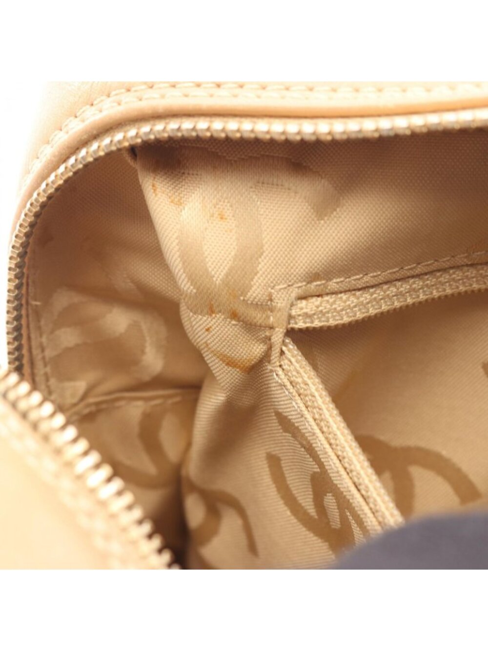 Chanel Tote Wild Stitch Beige Leather - Picture 9 of 9